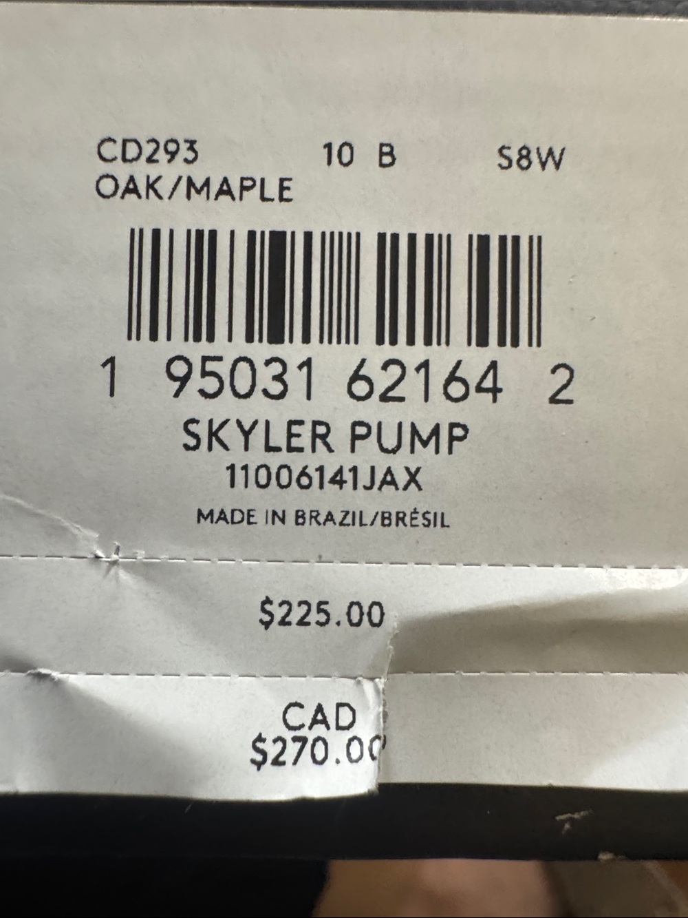 Coach Signature Canvas Pointed-Toe Pumps. Skyler Pump. Oak/Maple. Size 10B NWTs! - Picture 13 of 13